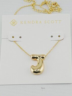Kendra Scott Polished Letter Necklace